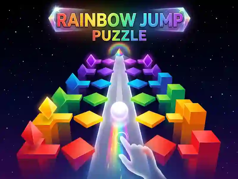 Gra Rainbow Jump Puzzle w Internecie