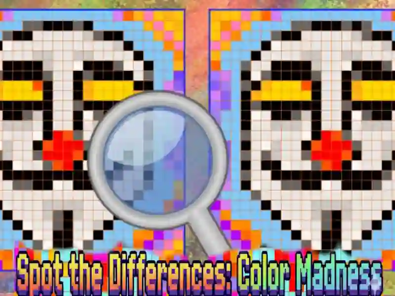 Gra Spot the Differences Color Madness w Internecie