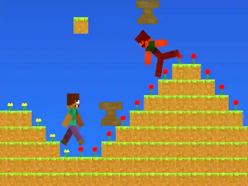 Gra Minecraft: Nub przeciwko pro. Deszcz pochodzi z bicia w Internecie