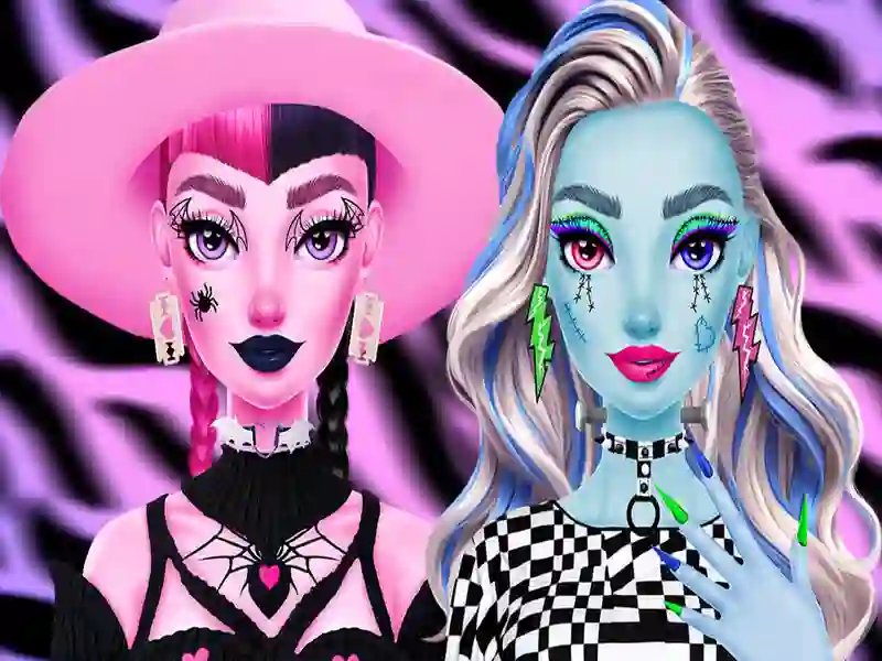 Gra Monstherella: Makijaż fantasy w Internecie Gra Monstherella: Makijaż fantasy w Internecie