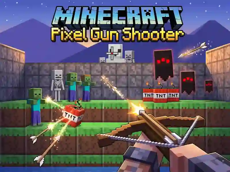 Gra Minecraft Pixel Gun Shooter w Internecie