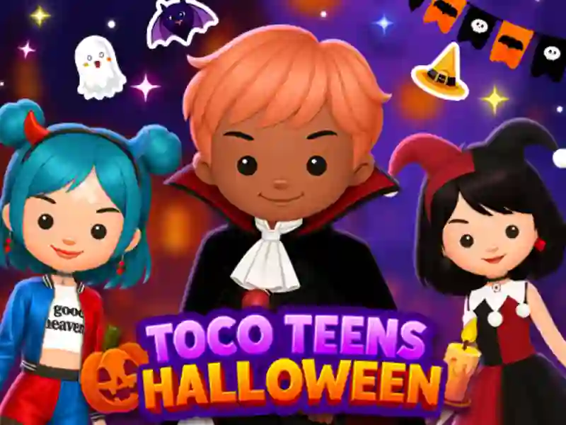 Gra Obecne nastolatki: impreza z okazji Halloween w Internecie Gra Obecne nastolatki: impreza z okazji Halloween w Internecie