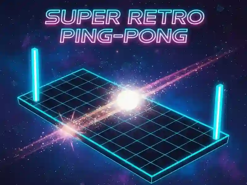 Gra Super retro ping-pong w Internecie