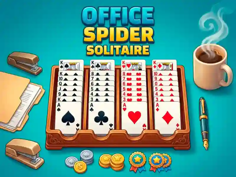Gra Office Spider Solitaire w Internecie