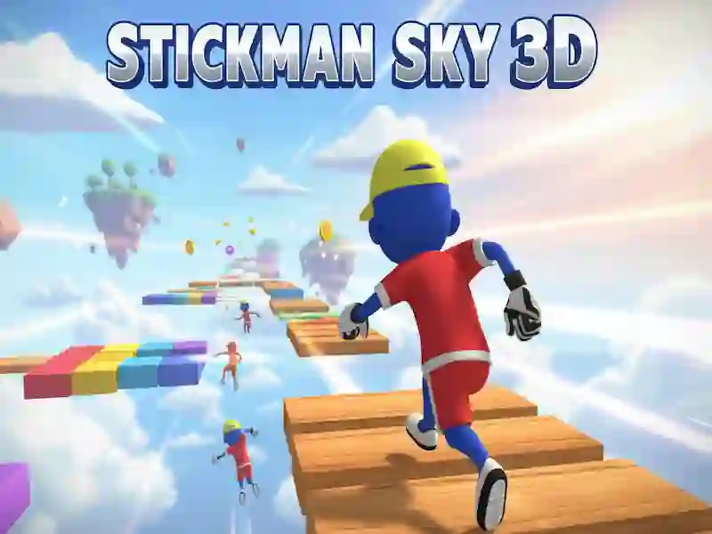 Gra Niebiański Stickman 3D w Internecie