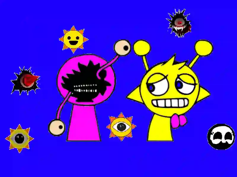 Gra Kolorowanie małych łotrzyków w Internecie