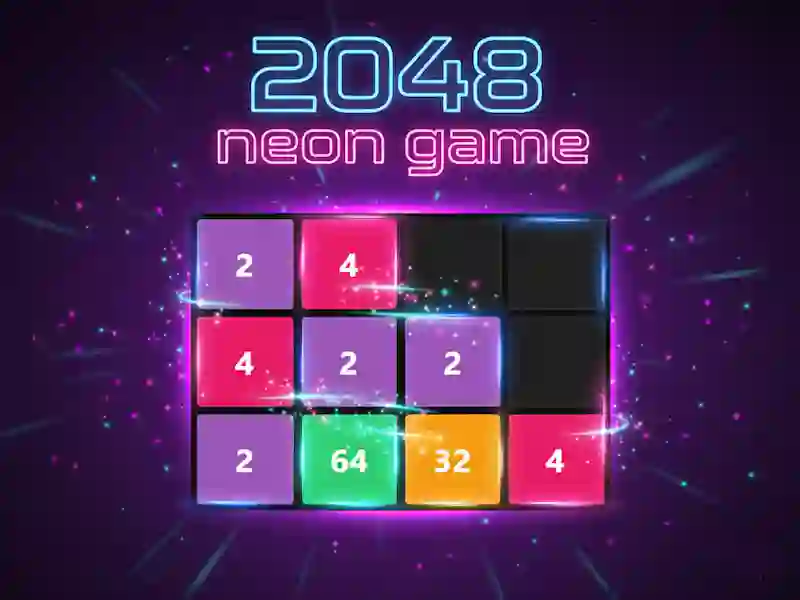 Gra Neonowa gra 2048 w Internecie