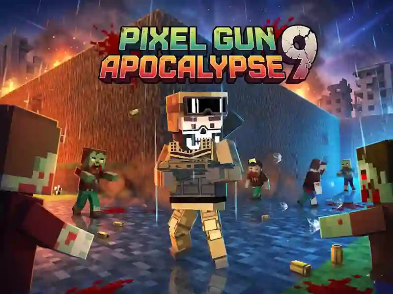 Gra Pixel gun apocalypse 9 w Internecie