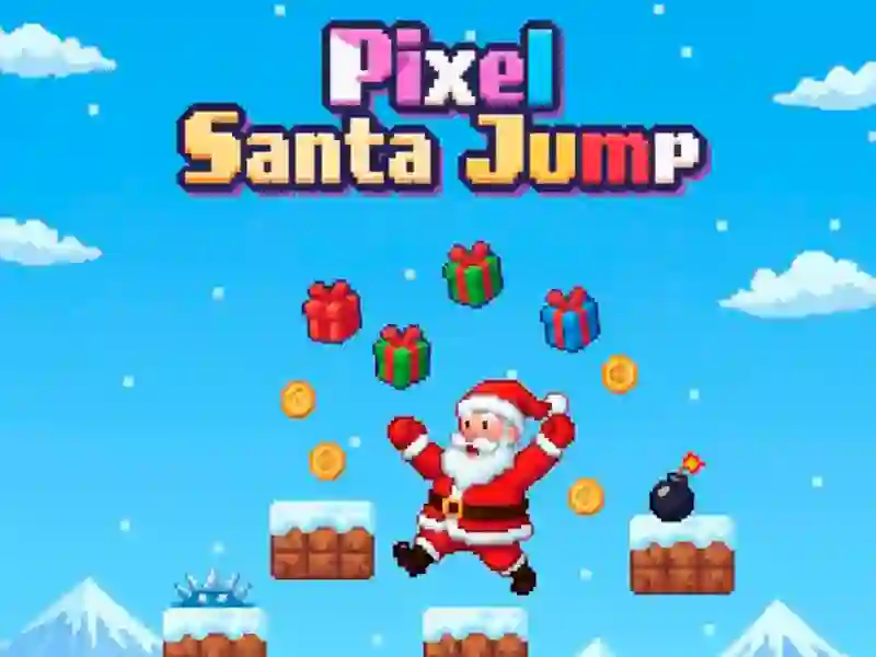 Gra Pixel Santa: Skoki w Internecie