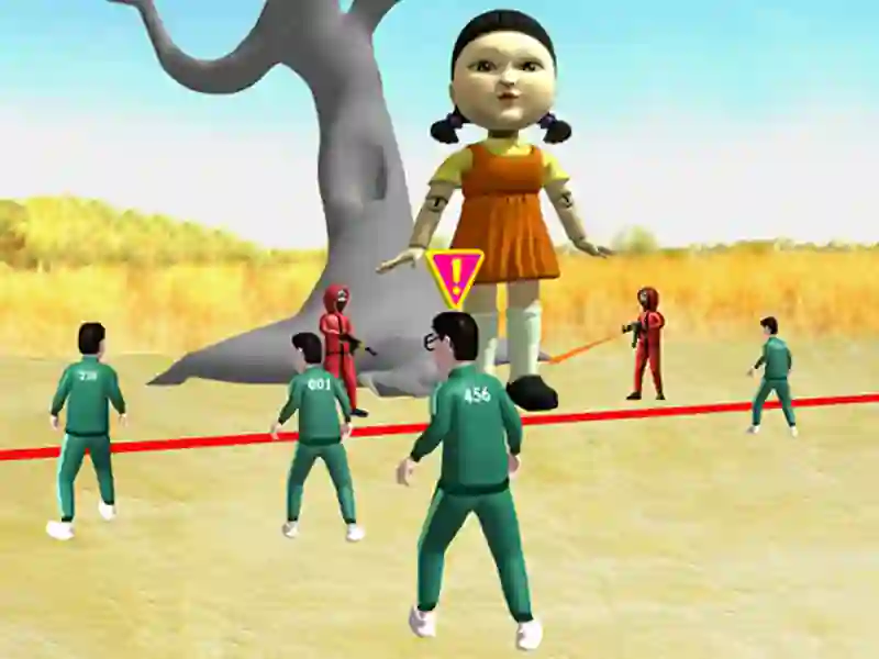 Gra Gra Kalmara: Red Light Green Light w Internecie