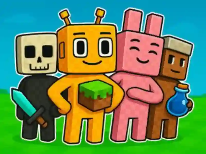 Gra Sprunks w świecie Minecraft w Internecie