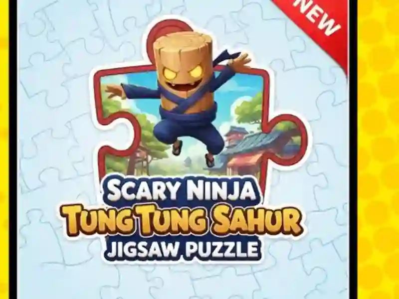 Gra Puzzle: okropne Ninja Tung Tung Sahur w Internecie