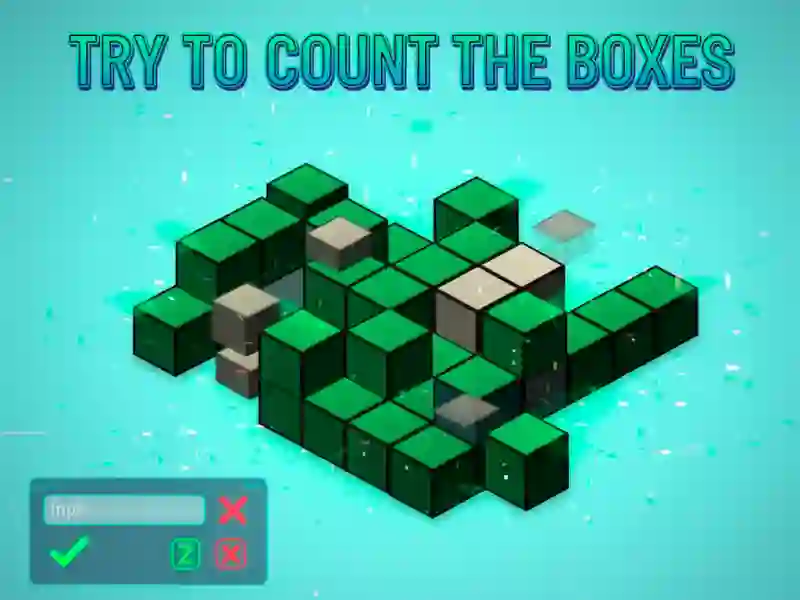 Gra Spróbuj policzyć pudełka w Internecie