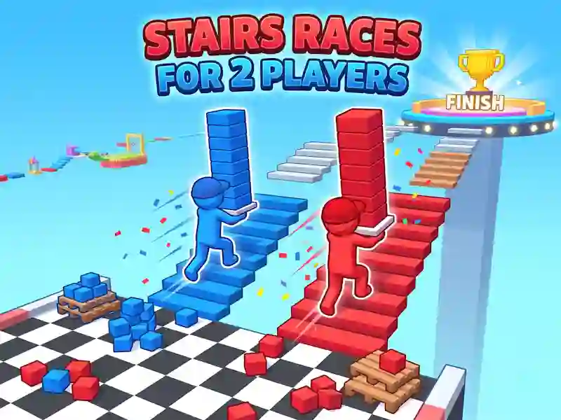 Gra Stairs Races For 2 Players w Internecie