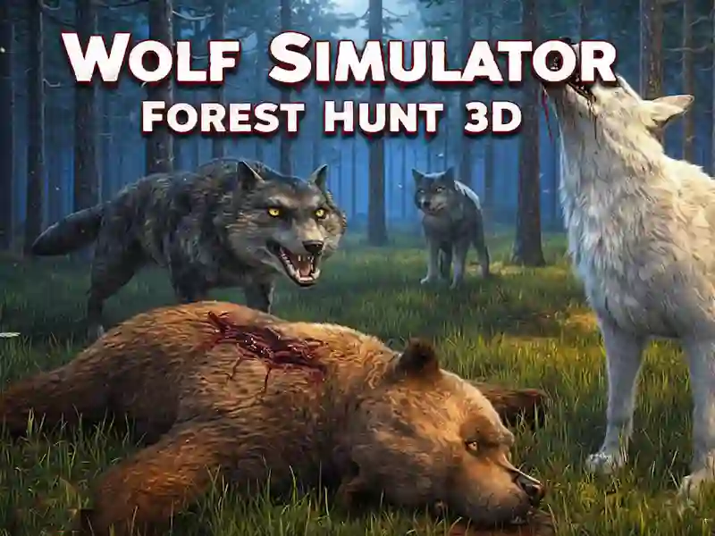 Gra Symulator wilka Polowanie na las 3D w Internecie