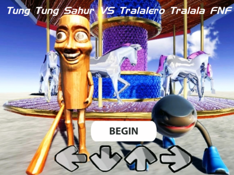 Gra Tung Tung Sahur vs Tralalerroe Tralala: Freee Knight Fankin w Internecie