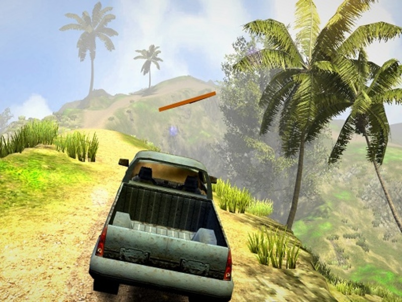 Gra Off-road Jeep jadący po wzgórzach w Internecie