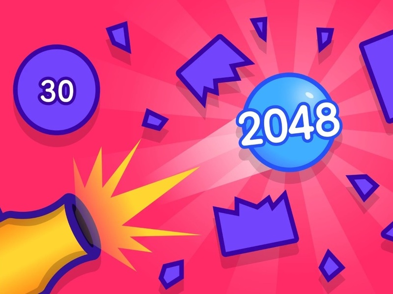 Gra 2048 Zniszczenie bloków w Internecie