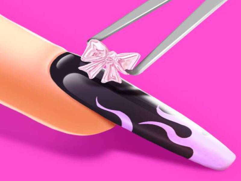 Gra 3D akrylowy manicure: Art Nails w Internecie