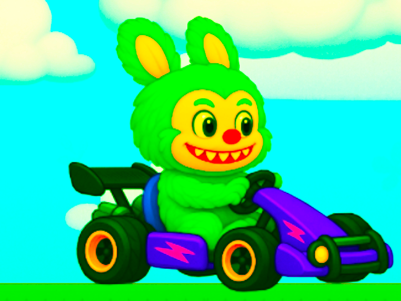 Gra Labububa Karting w Internecie