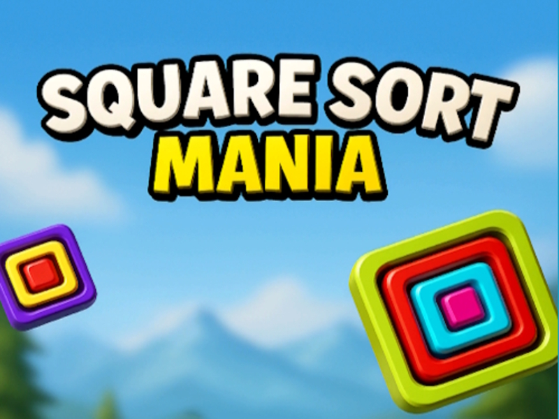 Gra Mania sortowania kwadratowego w Internecie