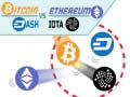 Gra Bitcoin kontra Ethereum w Internecie