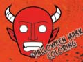Gra Książka do kolorowania Maski Halloween w Internecie