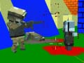 Gra Strzelanie do zombie w blokowym świecie w Internecie