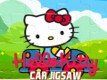 Gra Puzzle z samochodem Hello Kitty w Internecie
