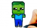 Gra Łatwe Kolorowanie dla Dzieci Mineblox w Internecie