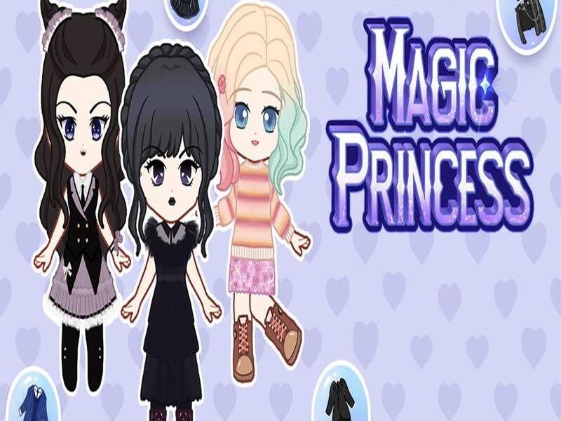 Gra Magic Princess: Ubieramy lalkę w Internecie