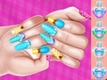 Gra DIY Nail Art w tematyce księżniczki Elsy w Internecie