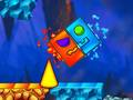 Gra Geometria Neon Dash Tęcza w Internecie