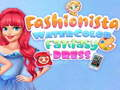 Gra Fashionista: Fantazja Rysunek Wodny Sukienka w Internecie