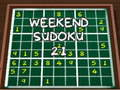 Gra Sudoku na weekend 21 w Internecie