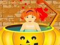 Gra Małe Dziecko Halloween Kąpiel w Internecie