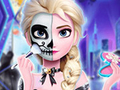 Gra Tatuaż na Halloween w wykonaniu Elsy w Internecie