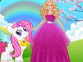 Gra Barbie i Poni Zakładanie Ubrań w Internecie