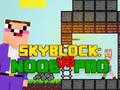 Gra Noob kontra Pro Skyblock w Internecie