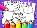 Gra Książka do kolorowania Peppa Pig w Internecie