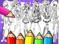 Gra Książka do kolorowania Monster High w Internecie