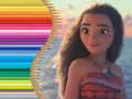 Gra Książka do kolorowania Moana w Internecie