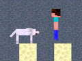Gra Minicraft: Przygoda Steve'a i Wilka w Internecie