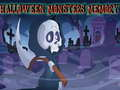 Gra Pamięć Halloweenowych Potworów w Internecie