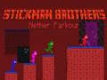 Gra Bracia Stickman Nether Parkour w Internecie