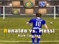 Gra Messi vs Ronaldo Kick Tac Toe w Internecie
