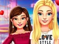 Gra BFFs Liceum Pierwszy Wygląd Na Randkę w Internecie