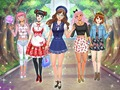 Gra Sukienka Anime w Szkole w Internecie