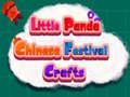Gra Mały Panda Chińskie Rękodzieło Festiwalowe w Internecie