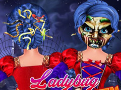 Gra Halloweenowe fryzury dla biedronki w Internecie